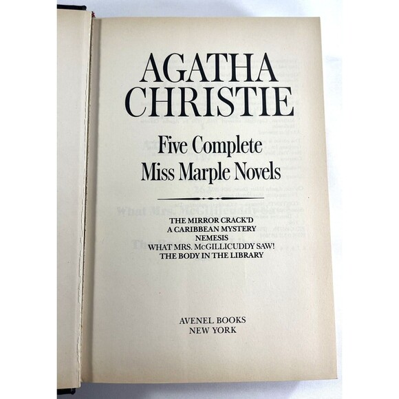 Agatha Christie: Five Complete Miss Marple Novels by Agatha Christie 1980 - Picture 7 of 9